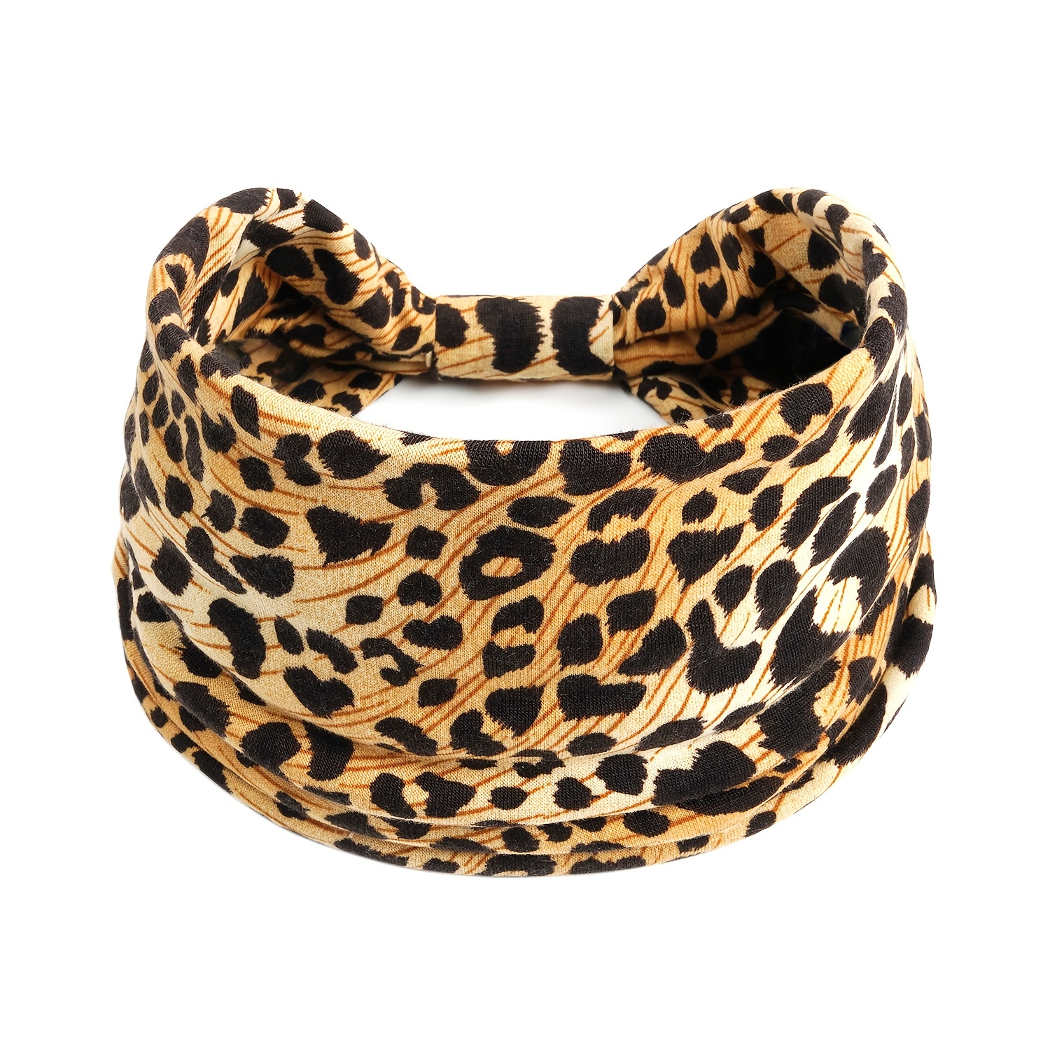 Leopard Pattern Workout Head Bands Women's Turban Headwrap - Temu