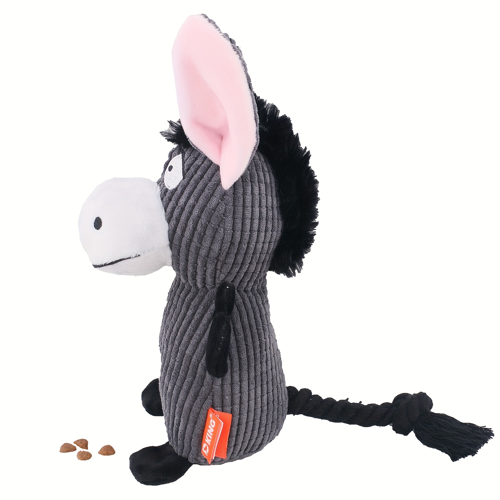 Donkey Shape Dog Toys for Small Dogs Soft Squeaky Dog Toys Plush
