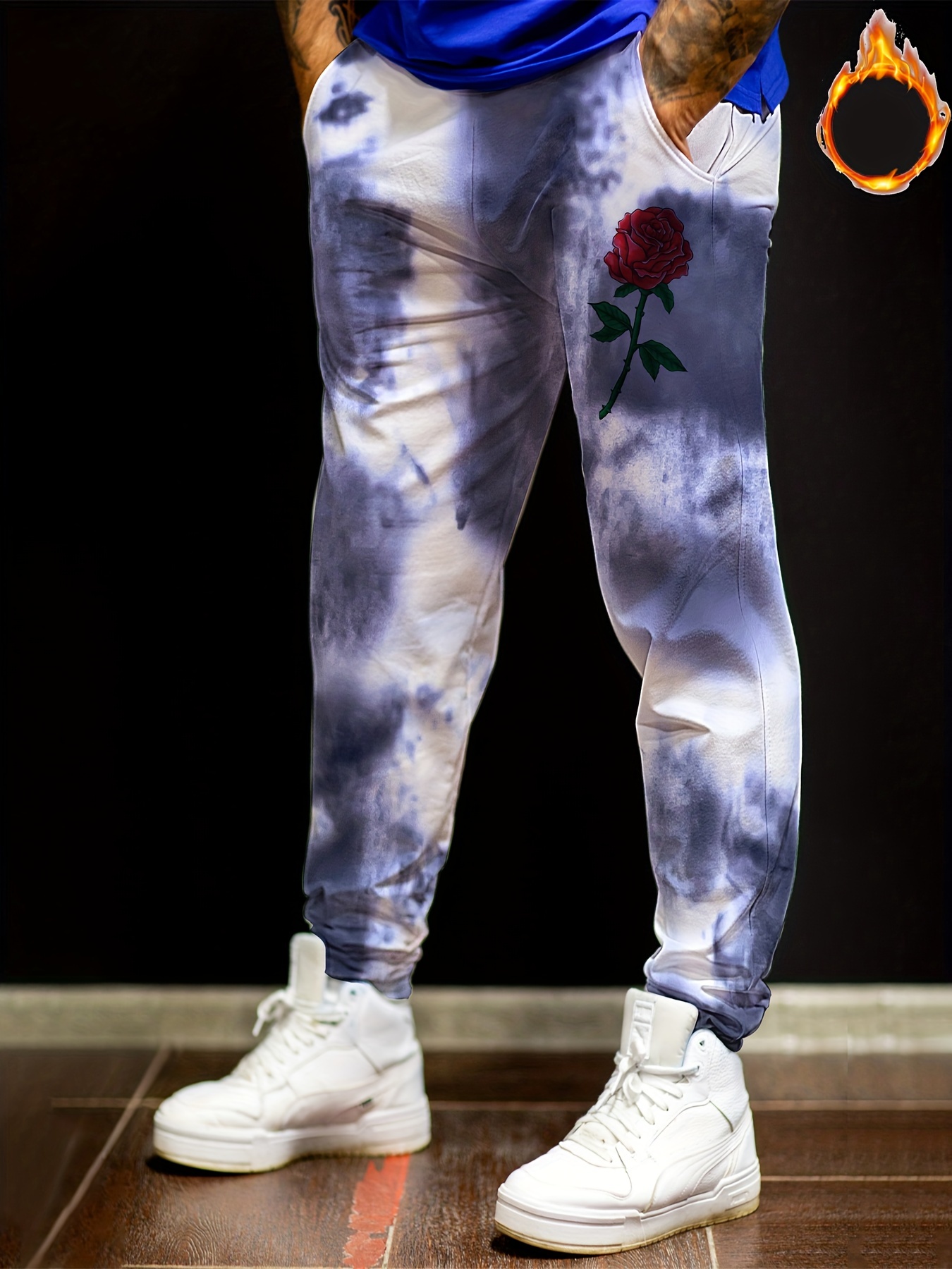 Tie dye mens discount joggers