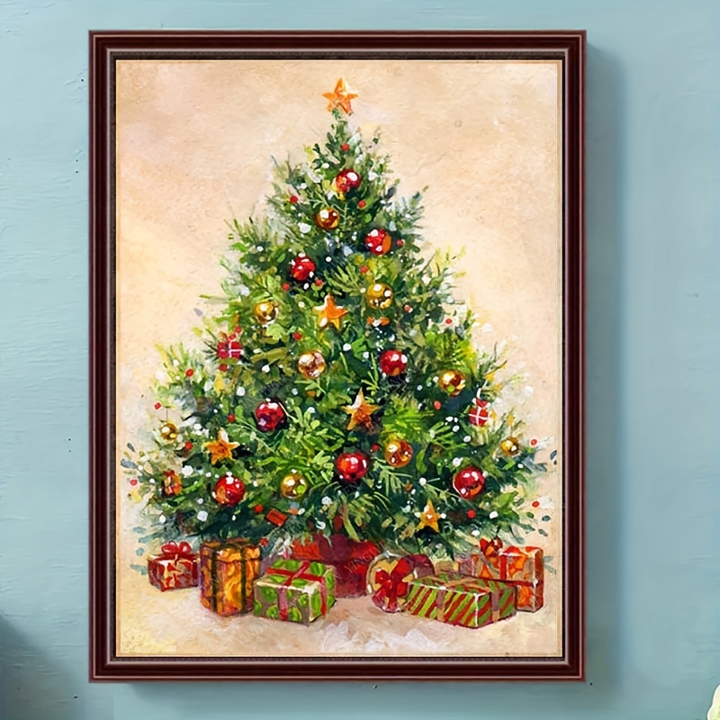 Diamond Painting DIY Desktop Christmas Tree Diamond Painting Ornaments  Decoration Plaque