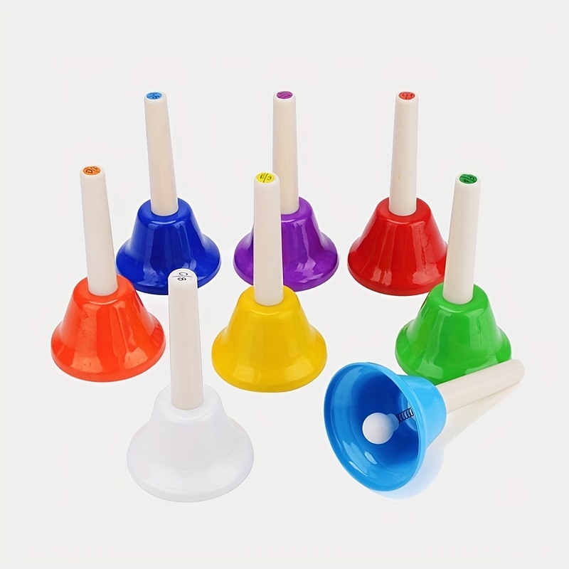 

Eight-tone Hand Bell Musical Instrument Tone Bell Melody Bell Percussion Instrument Accessories