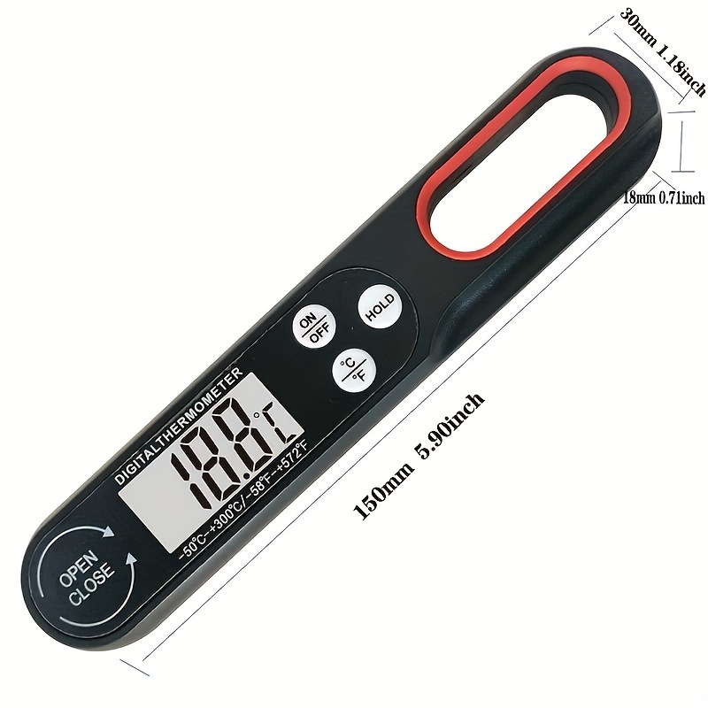 Tp-101 Digital Meat Thermometer For Cooking Food Kitchen Bbq Probe Water  Milk Oil Liquid Oven Temperature Measurement For Large Restaurant Kitchen,  Digital Temperature Sensor Meter (battery Included) - Temu