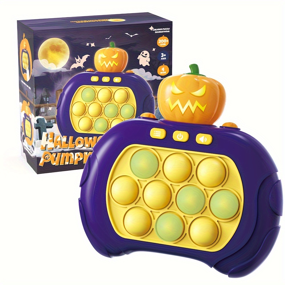 Light Up Pop It Pro: Fast Push Puzzle Game Console For Kids - Fun  Electronic Game Christmas, Halloween, Thanksgiving Gift - Temu