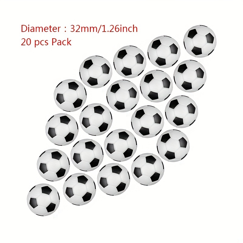 2 Pelotas Bolas Futbol Sala Futbolito Futbolín De 3.2cm