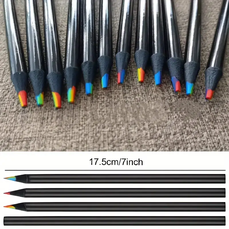 Colorful Pencil Crayons Colored Pencil Set Creative 7 Colors Art