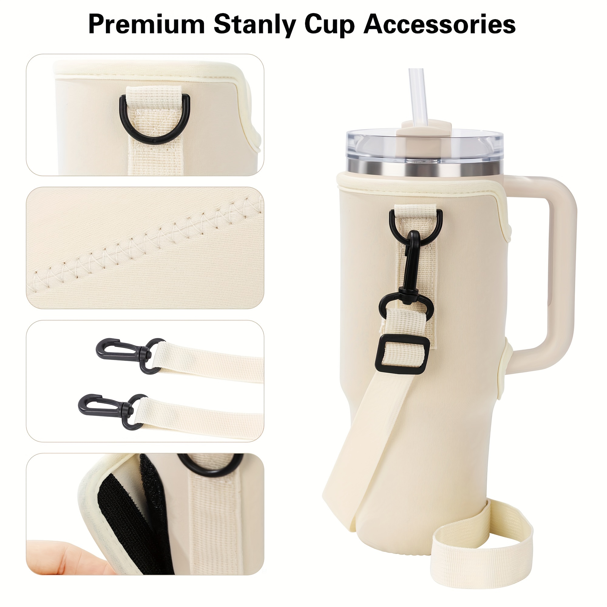 Stanley 40 oz Tumbler Compatible Water Bottle Carrier Bags with