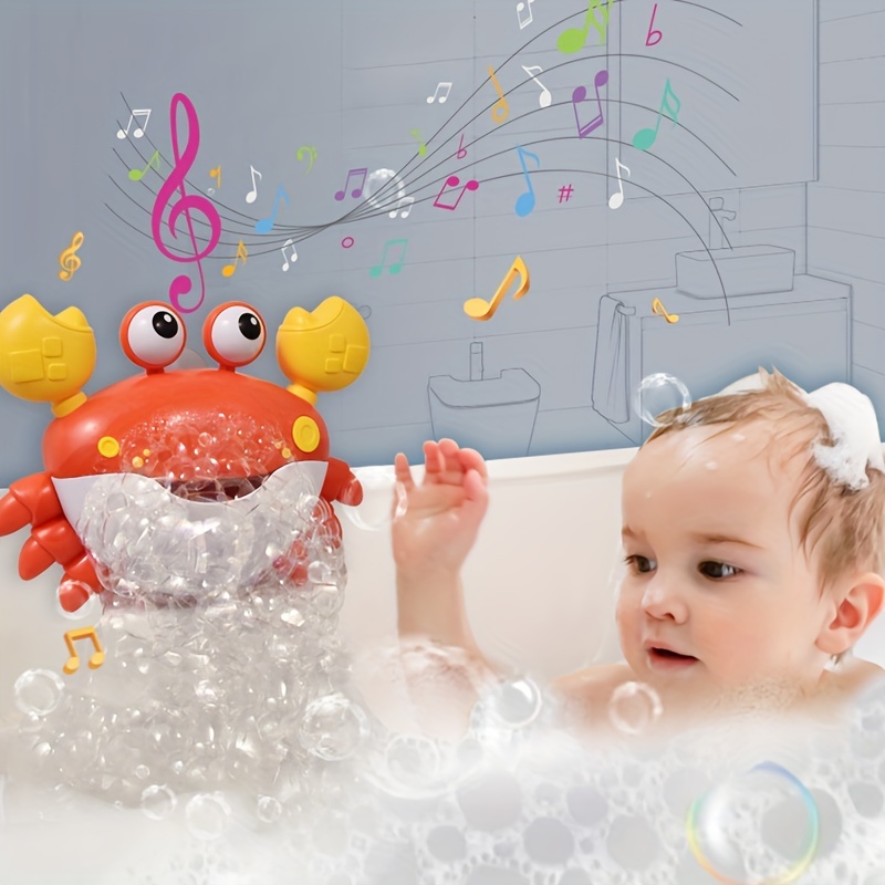 Machine à bulles de bain en forme de crabe pour la baignoire qui