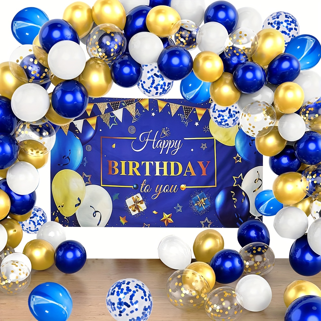 Acquista Confezione da 10 palloncini blu navy addensati per forniture per  feste di matrimonio di compleanno