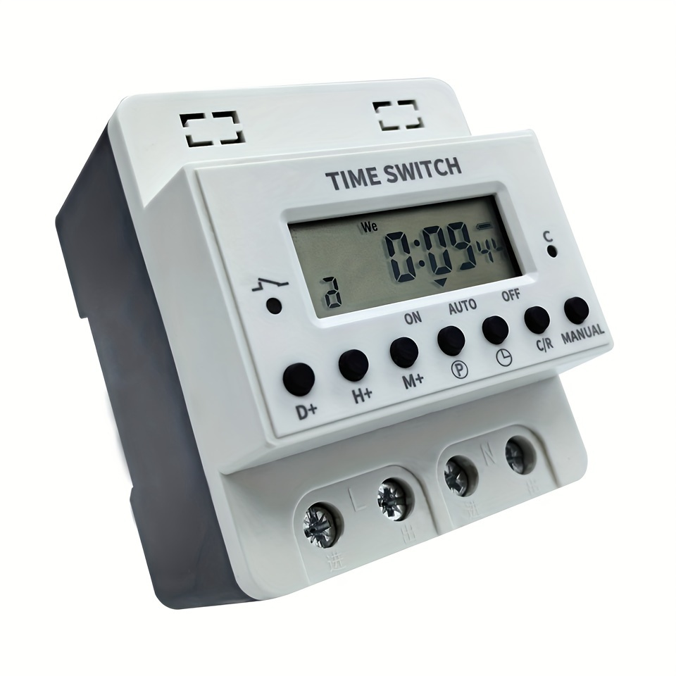 Timer Switch Timer Socket Programmer 7 Day 12/24 Hours Us - Temu