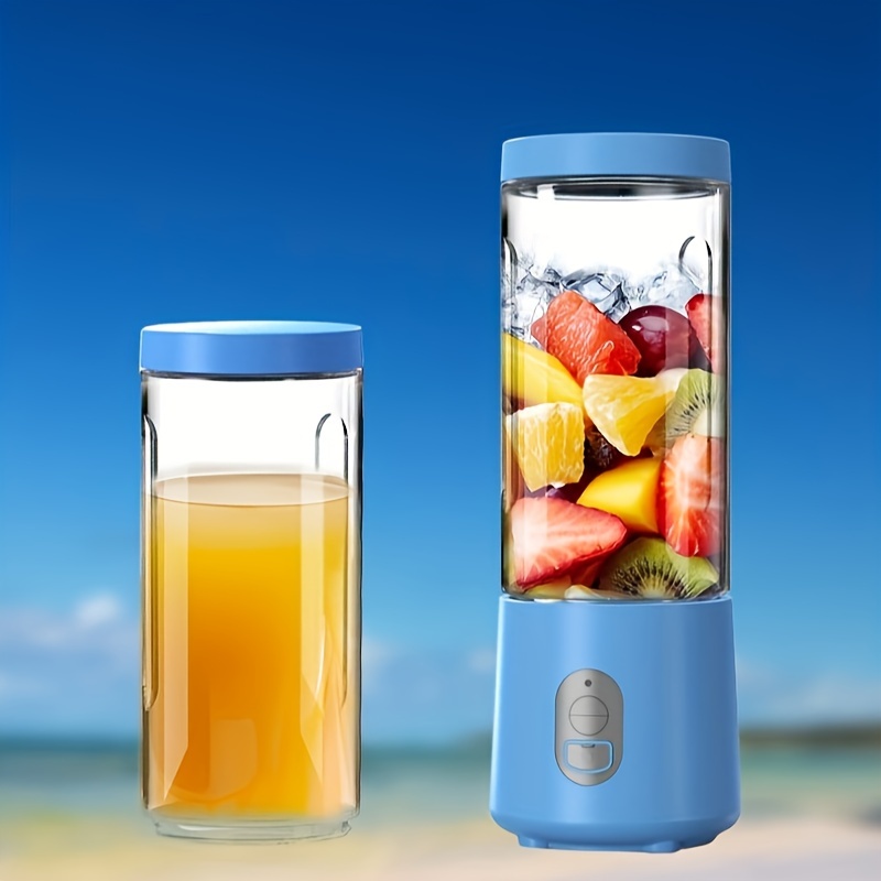 Portable Blender Electric Juicer Fruit Mixers 4000mah Usb Rechargeable  Smoothie Mini Blender Personal Juicer Colorful Cup Apartment Essentials,  College Dorm Essentials, Back To School Supplies, Home Office Travel  Accessories - Temu