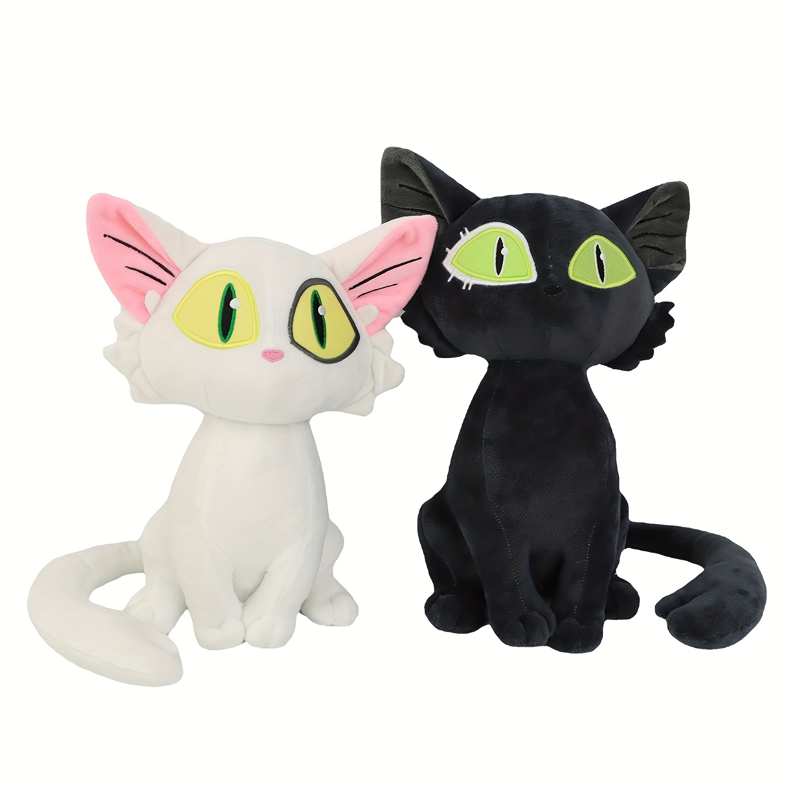 Peluche Chat, Chat en Peluche Kawaii Jouet en Peluche Chat avec Vêtements  Animaux en Peluche Étreindre Oreiller Mignon Cadeau pour Enfants Filles