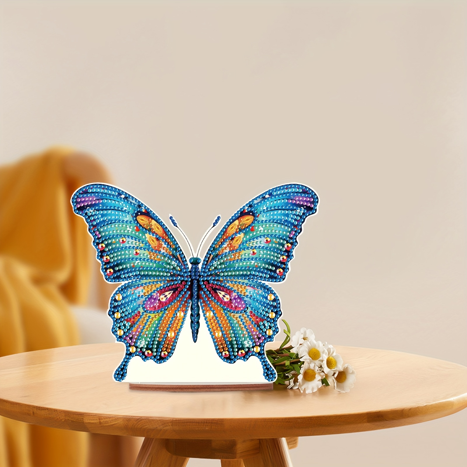 Decorative Butterfly Table Top Diamond Painting Kits diy 5d - Temu
