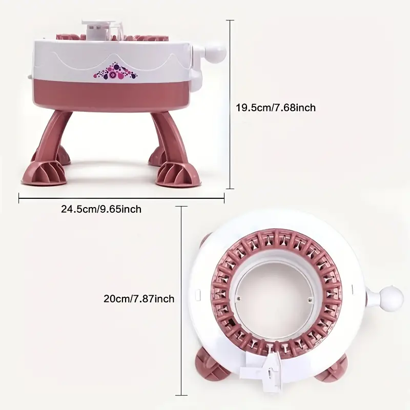 22needle Star Cylinder Small Diy Hand Knitting Machine For - Temu Italy