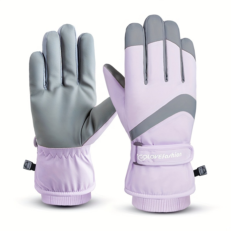 Winter Windproof Coldproof Outdoor Gloves Waterproof Plush Gloves