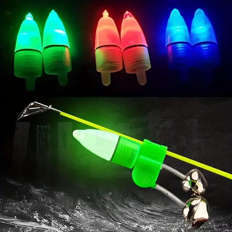 Luminous Electronic Fishing Rod Bell Attracting Fish Outdoor - Temu