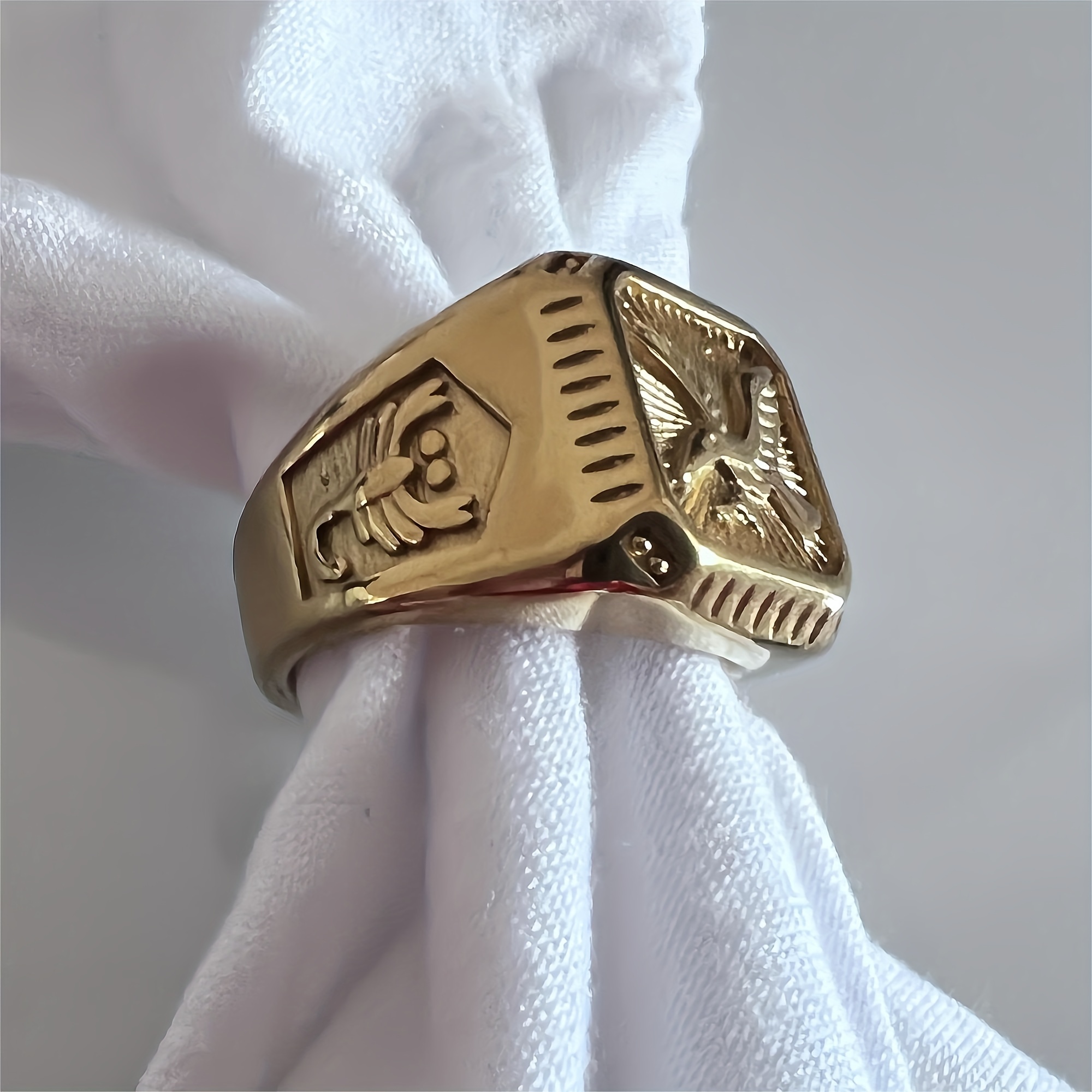 Men's Vintage Eagle Ring Stainless Steel