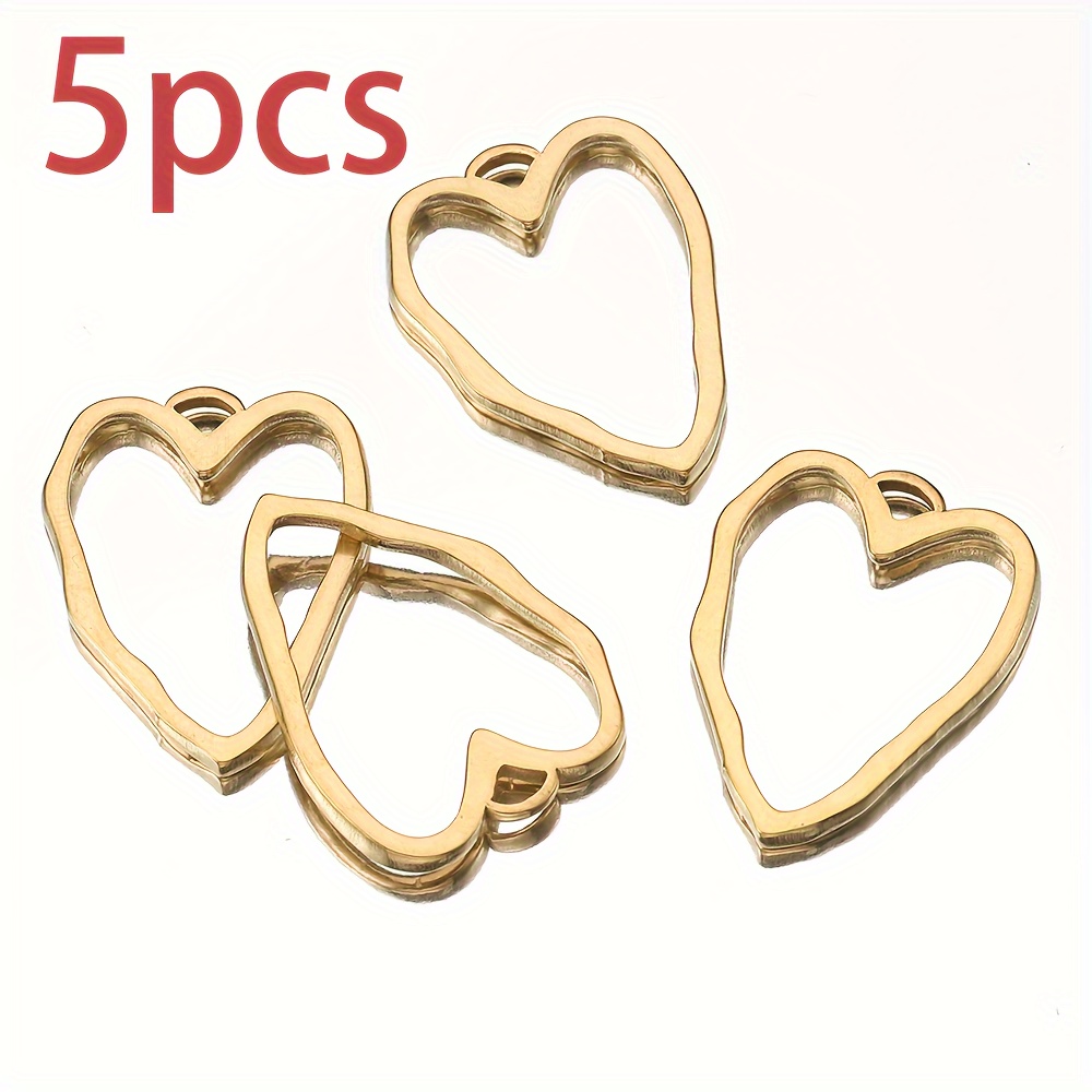 Orecchini A Cerchio A Cuore In Acciaio Inossidabile 555Jewelry – Donne E Ragazze, Eleganti E Moderni