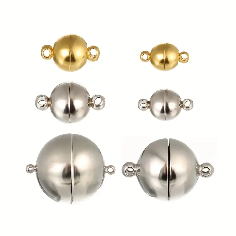 Spherical Magnet Buckle Round Ball Magnetic Clasps For - Temu