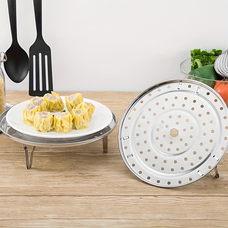 Round Stainless Steel Steamer Rack, Cooking Ware Thickened