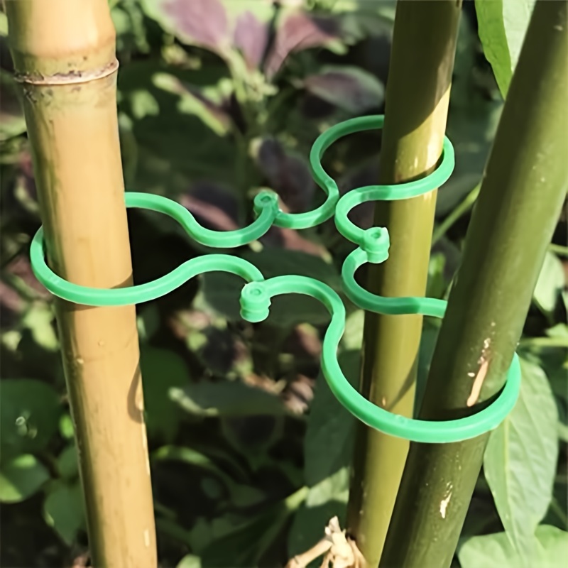 200 Pièces Clips de Jardin Support pour Plantes Twisty Anneaux