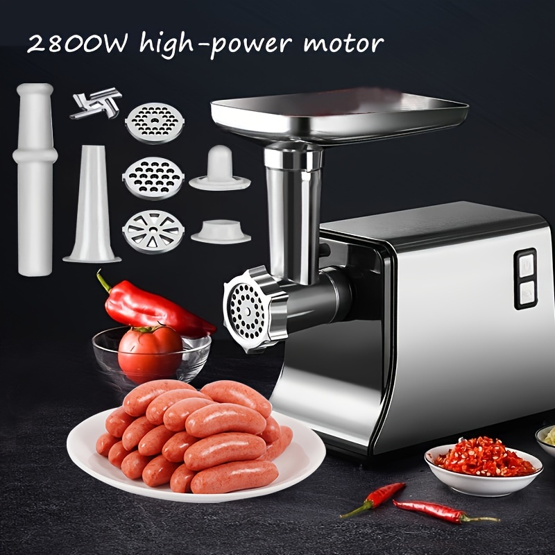 Us Plug Food Processor electric Food Chopper Meat Grinder - Temu