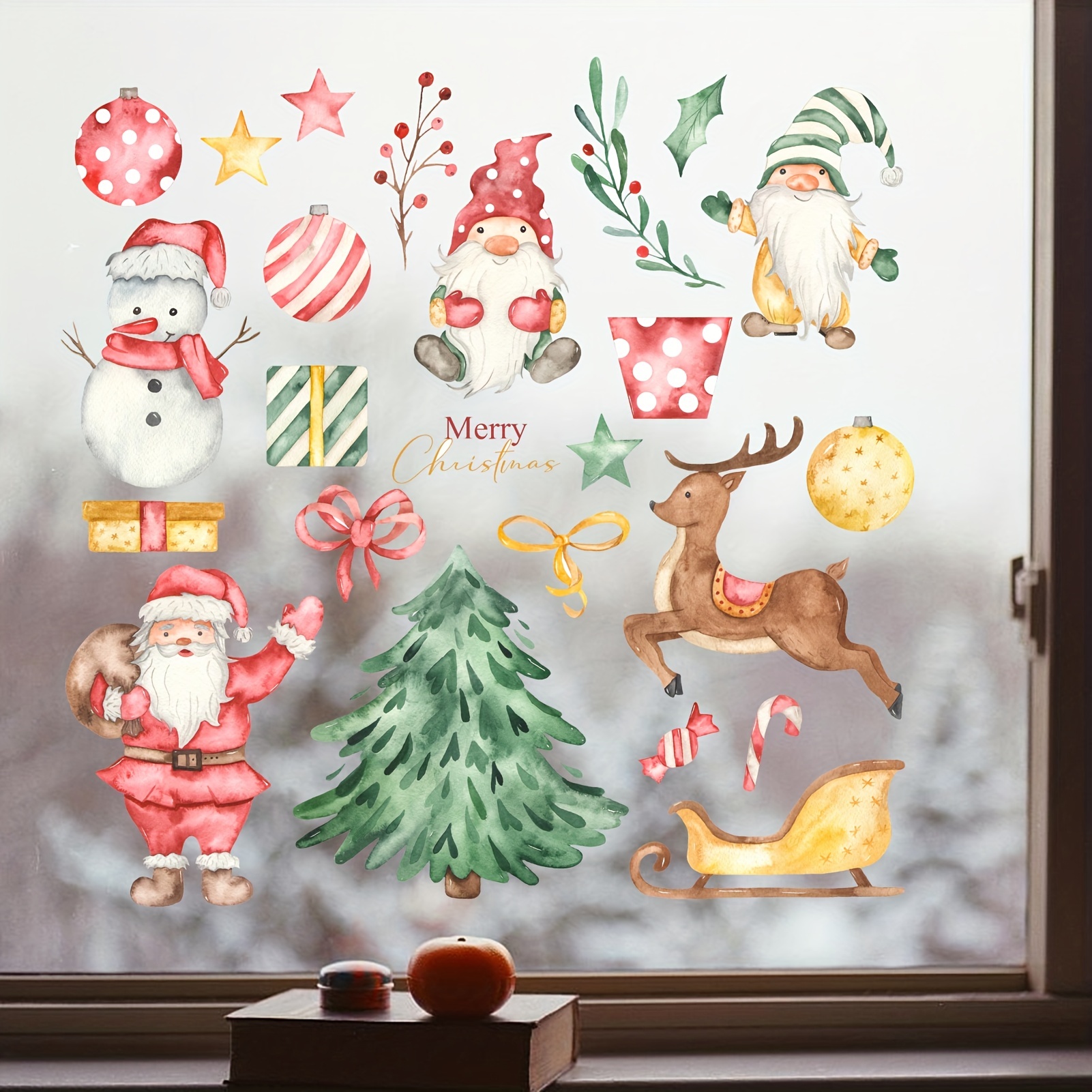 Christmas Series Christmas Tree Santa Claus Candy Reindeer - Temu