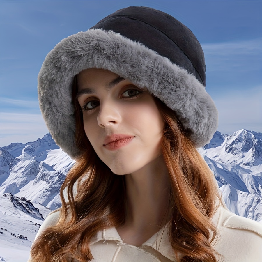 1pc Women's Solid Color Winter Y2k Style Ear Warmer Warm Fashion Trapper Hat  Perfect For Outdoor Activities, Travel And Daily Use