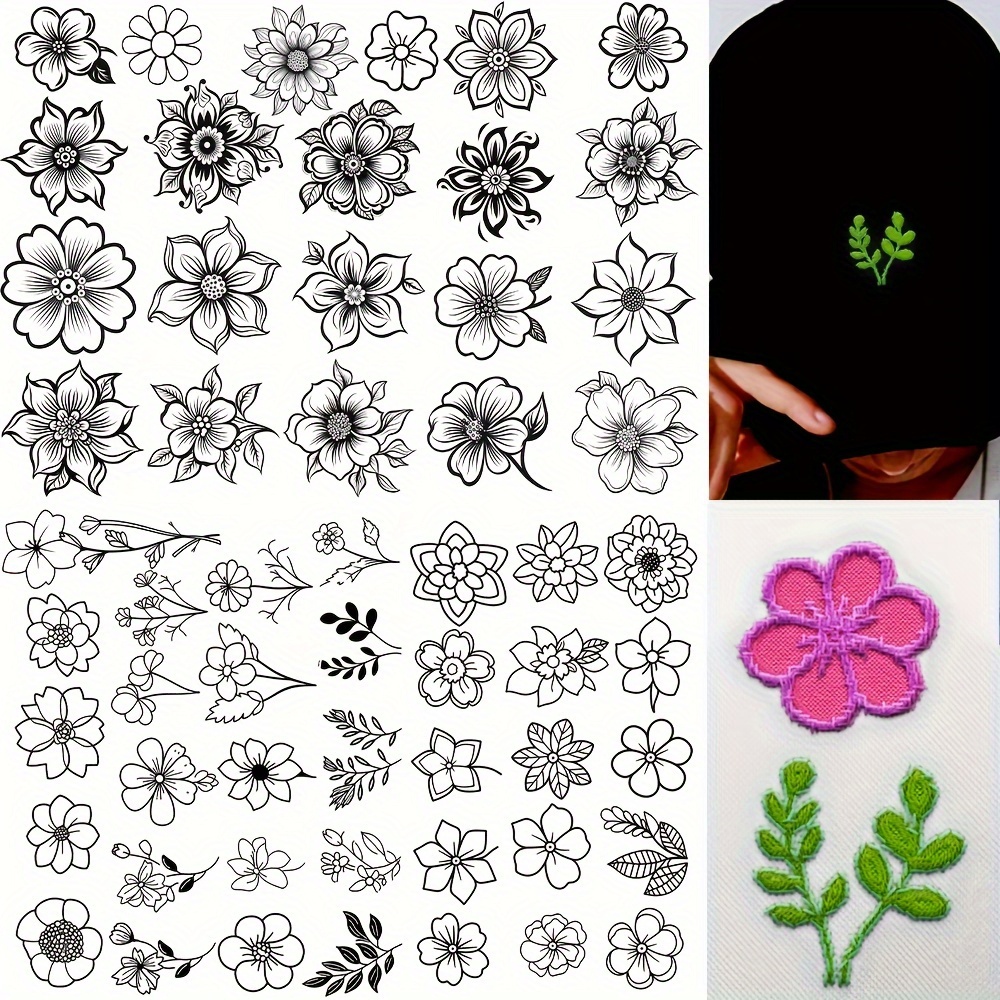 Stick and Stitch Embroidery Patterns, Water Soluble Patterns for