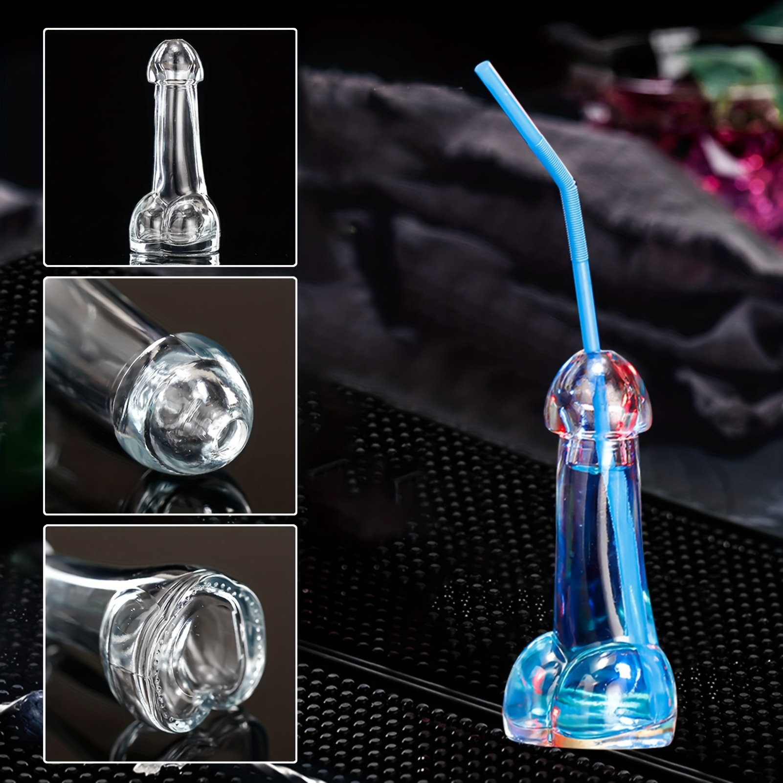 Creative Genital Dick Penis Cocktail Glass Cup Mug Bottle Glass Hot New for  Party Beer Funny Interesting Cups Mug Bottle Goblet