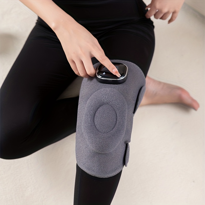 Electric Heated Knee Brace 3 Heat Levels USB/Type-C Charging Leg Massager  with Pocket Leg Knee Warmer for Knee Joint Pain Relief