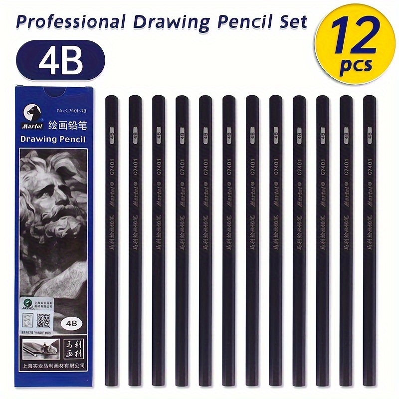 Maries Professional Sketch Pencil Drawing HB 2H B 2B 3B 4B 5B 6B