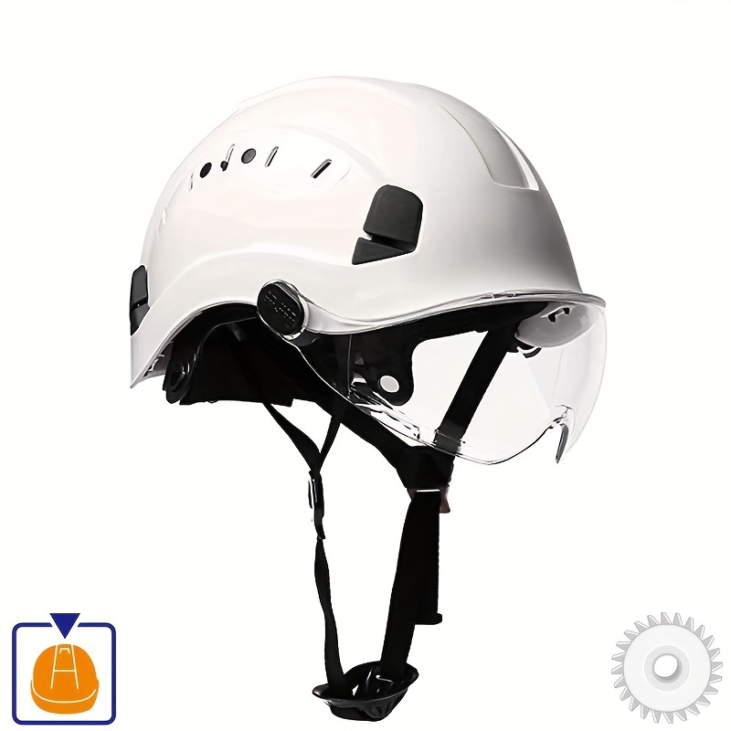 Casco Seguridad Gafas Casco Construcción Cascos Protectores - Temu Mexico