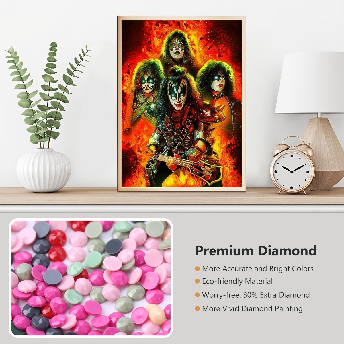 Artificial Diamond Painting Tool Set For Kids And Adults, 5d Diy Diamond  Art Tool For Novices, Full Round Diamond Painting Art Kit For Wall  Decoration