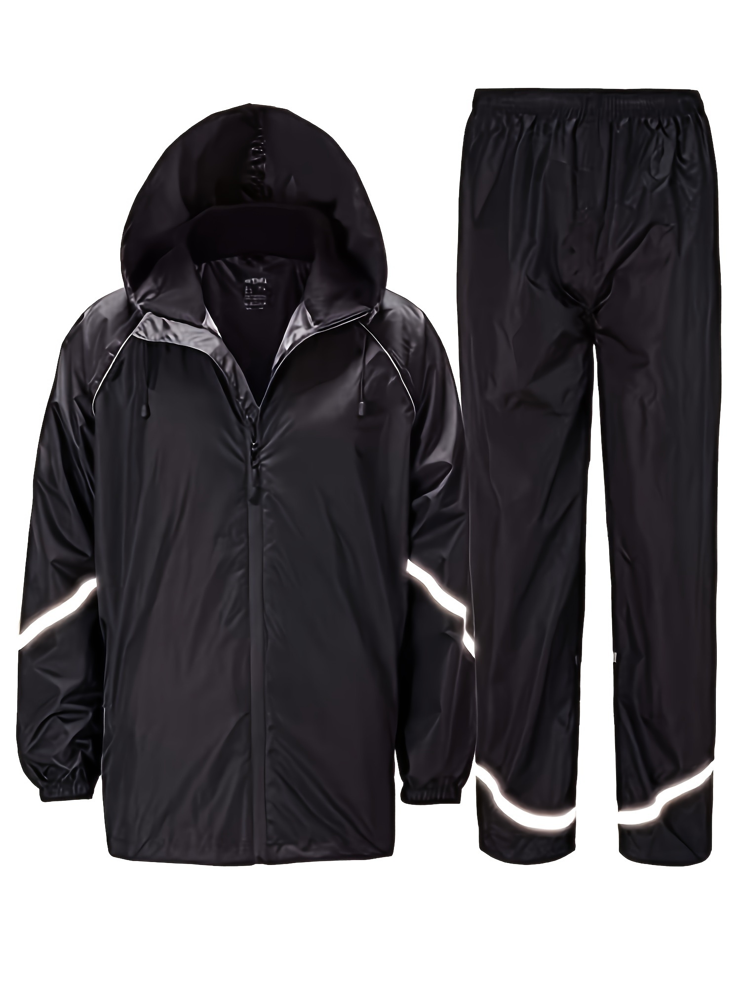 Traje de lluvia 2023, chaqueta y pantalón, impermeable para el trabajo al  aire libre, impermeable, transpirable, ligero, abrigo con pantalones