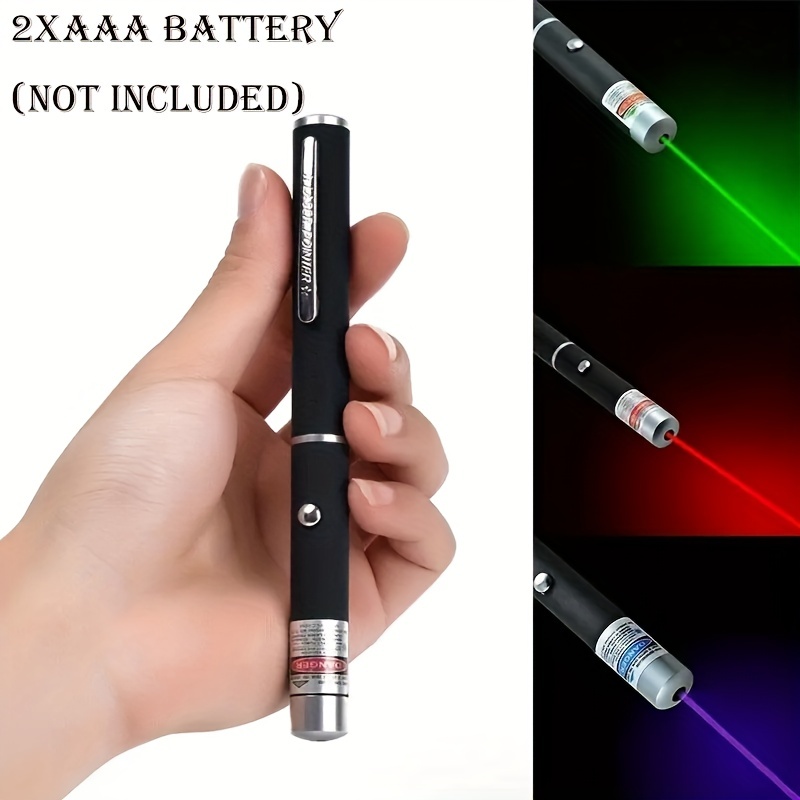 1pc 3 In 1 Laser Pointer Red Green Purple Multi Functional Presentation  Tool, 24/7 Customer Service