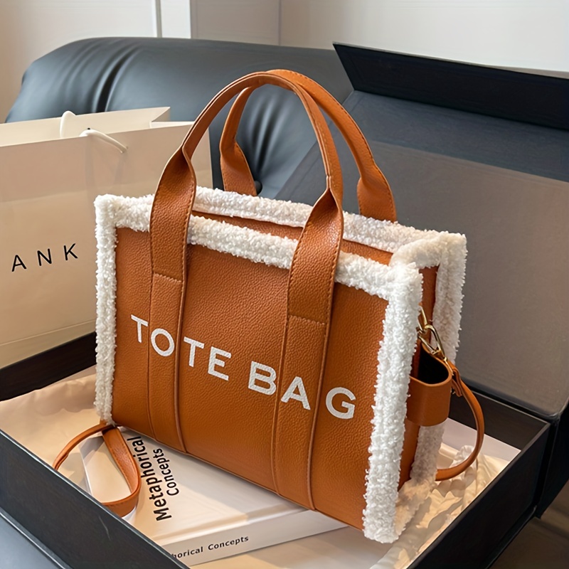 Plaid Print Zipper Tote Bag Large Capacity Versatile Hanbag Fashion Zipper  Casual Bag - Bags & Luggage - Temu Bahrain