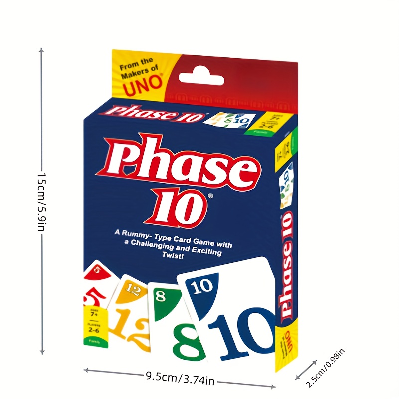  Mattel Phase 10 Card Game with UNO Card Game : Toys & Games