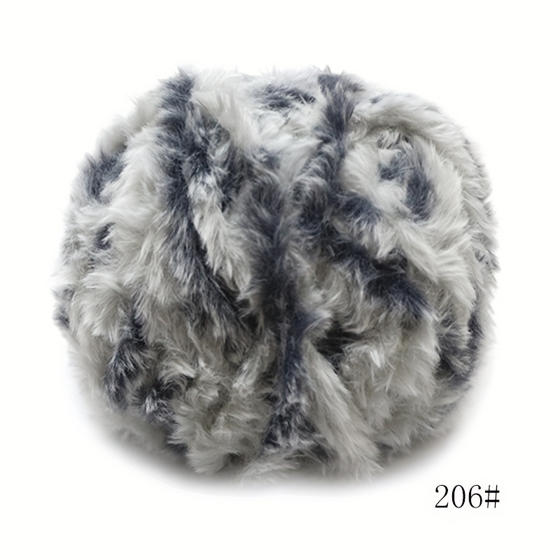3 Soft Fur Yarn Chunky Fluffy Faux Fur Yarn Eyelash - Temu New Zealand