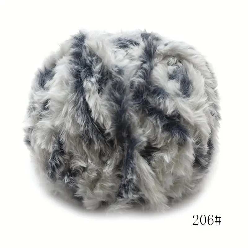 Yarnart Mink Fur Yarn, Soft Fur Yarn Chunky Fluffy Faux Fur Yarn Fuzzy Fur  Yarn Eyelash Yarn for Crochet Knit Clothes Knitting 50gr (Yarnart Mink 350)