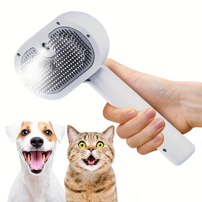 Spazzola per gatti 3 In 1 spazzola per gatti a vapore autopulente per  massaggio pettine per la rimozione dei peli di cani e gatti spazzole per la  cura degli animali domestici - AliExpress