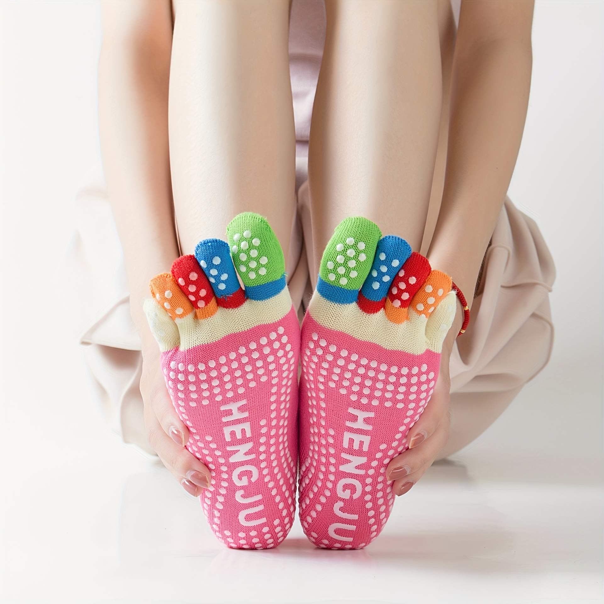 1 Pair of Ballet Socks Dance Gymnastics Yoga Toe Protection Shoes