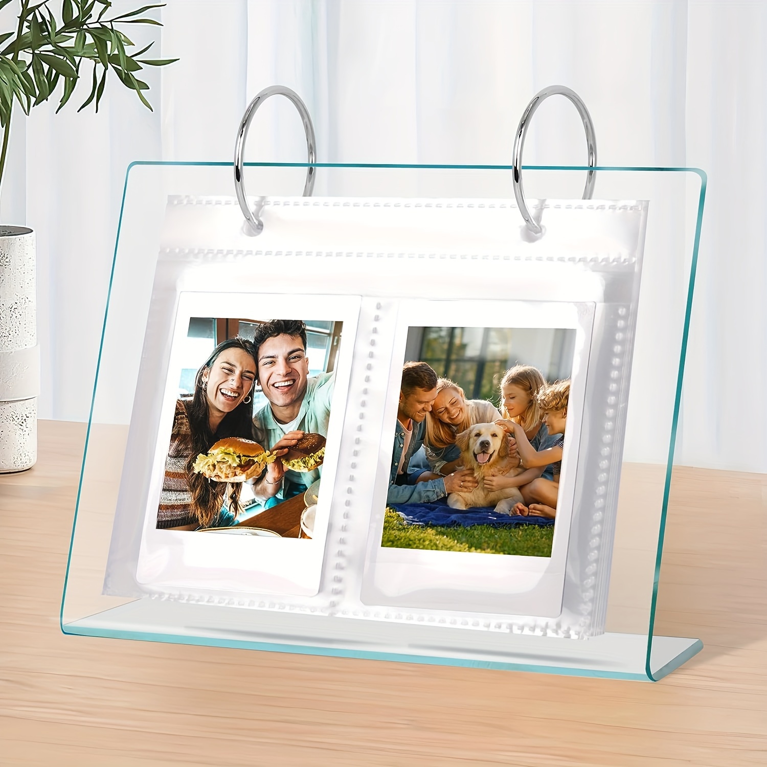 Kpop Acrylic Album CD/Photocard Display Stand, Holds 2 Photocards Display  Frame Clear Shelf Photocard Display Frame Photocard Holder