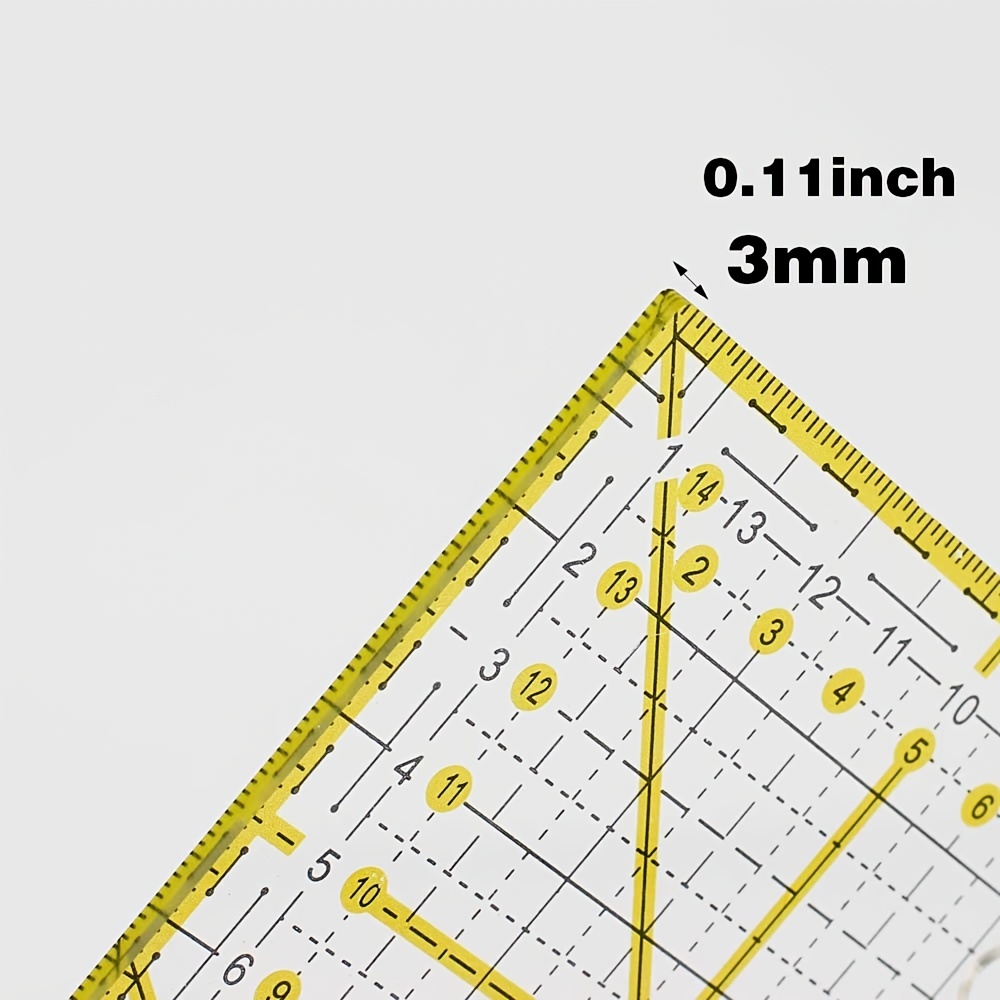 Sewing Ruler Quilting Ruler Cutting Ruler Ruler For Cutting - Temu United  Arab Emirates