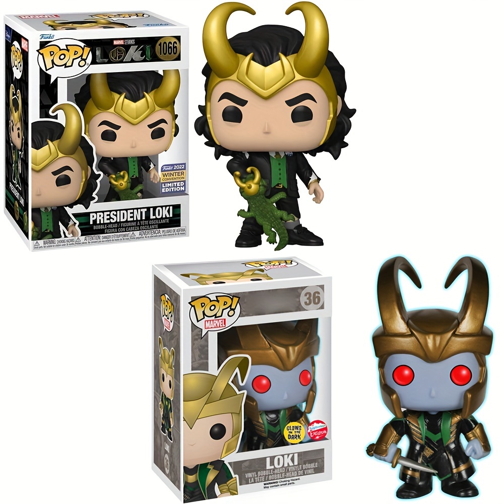 Action Toy Figures, Funkos Pop Loki, President Loki