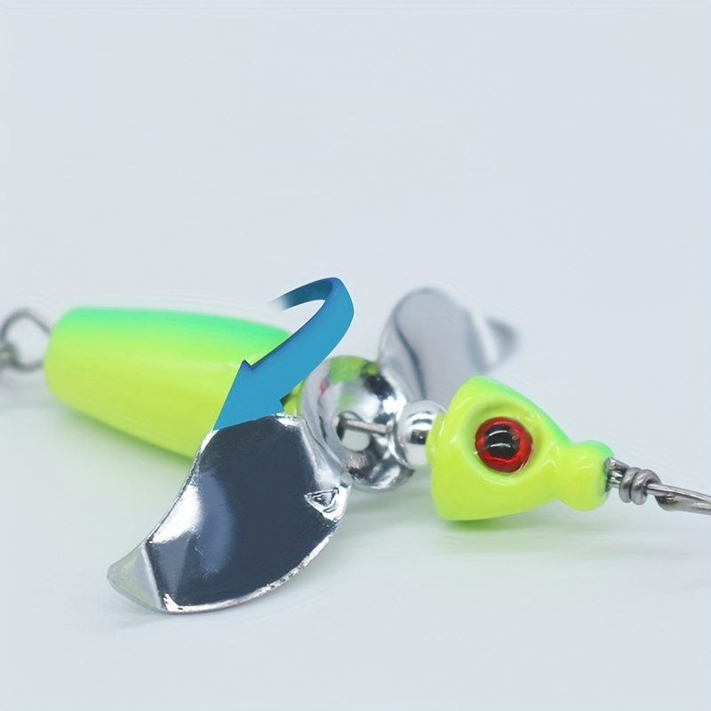 Artificial Fishing Propeller Lure Buzz Spinner Bait Sequin - Temu