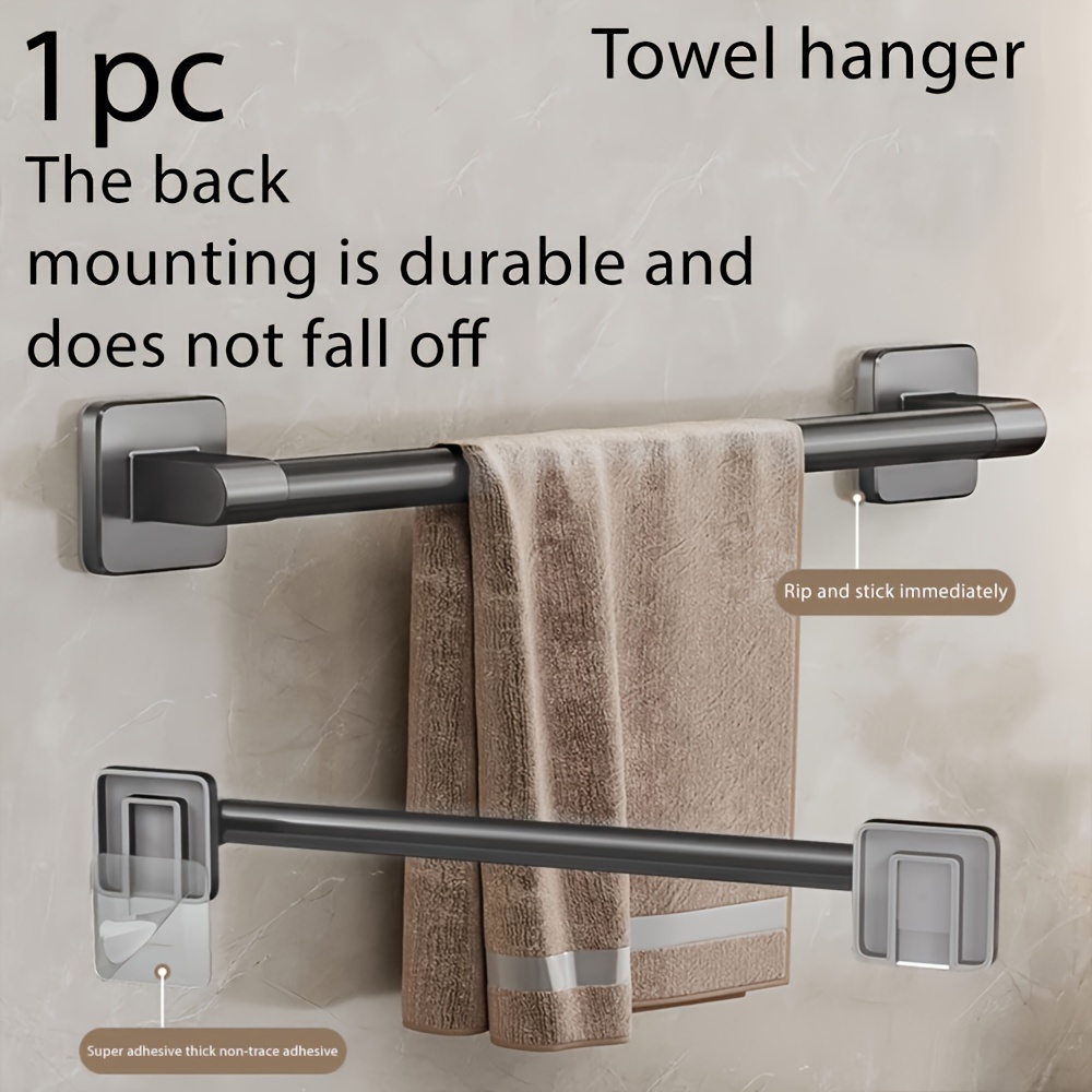 Stainless Steel Towel Rack Towel Storage Rack Punch - Temu