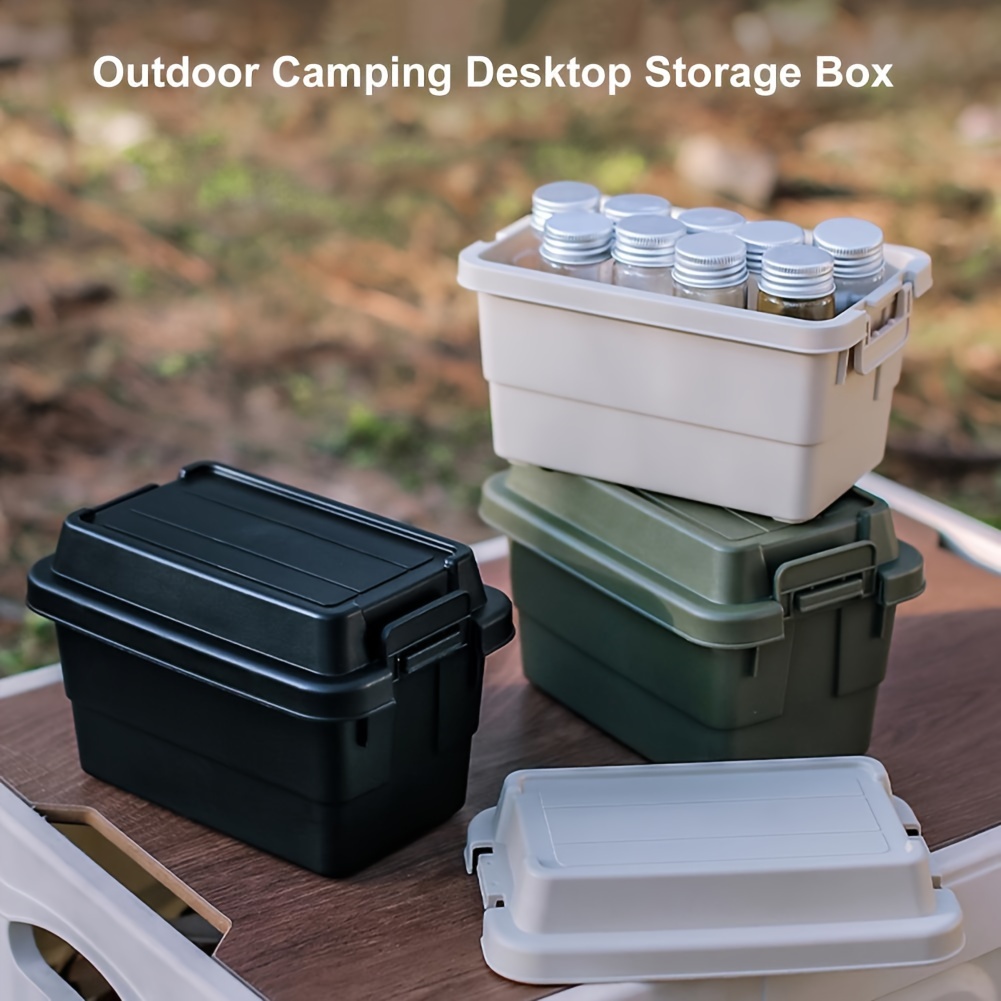 ZHOUBA Aufbewahrungsbox Faltbare starke tragende Camping-Aufbewahrungsbox  Verdickte Faltbox
