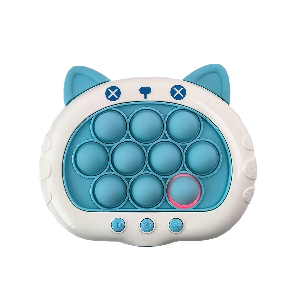 Pop it Fidget Jouet Lumineux Puzzle Jeux Handheld Pop Smart Fidget Toy Tap  Travel Toy Cadeau pour 3 4 5 6 7 8 9 Ans Enfants & Adolescents Bleu Ciel :  : Jouets