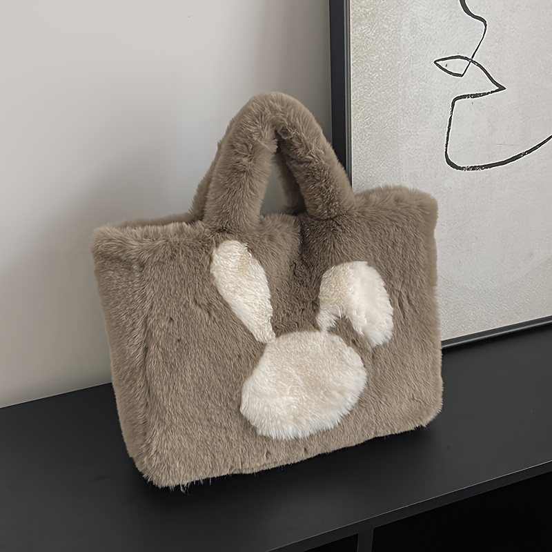 Borsa A Tracolla Coniglio Di Peluche, Borsa A Tracolla In Pelliccia  Sintetica A Cartone Animato, Borsa A Mano Soffice Kawaii Per Scuola,  Lavoro, Viaggio - Temu Italy