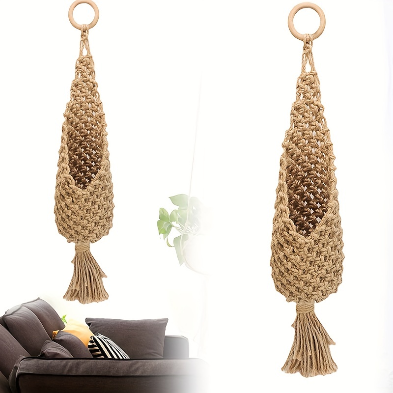 1 Confezione Appendiabiti Piante Base In Legno Boho Macrame - Temu  Switzerland